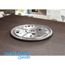 OMGE Drehteller Au�en � 282 mm, H�he 13 mm, Stahl verzinkt