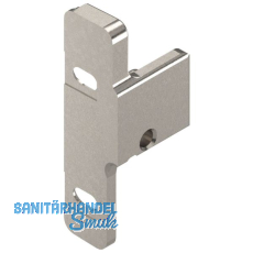 BLUM METABOX Frontbefestigung Zarge N, Schraubversion, links, Zink vernickelt