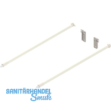 BLUM Metabox Relingset f�r Frontauszug L�nge 400, Aluminium cremewei�