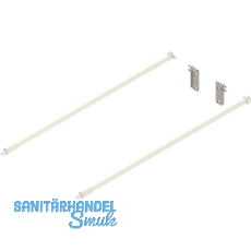 BLUM Metabox Relingset f�r Frontauszug L�nge 450, Aluminium cremewei�