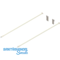 BLUM Metabox Relingset f�r Frontauszug L�nge 500, Aluminium cremewei�