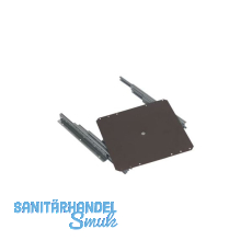 OMGE TV-Vollauszug 320 x 320 mm Stahl schwarz beschichtet