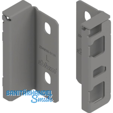 BLUM MERIVOBOX Holzr�ckwandhalter H�he M, Indiumgrau-matt