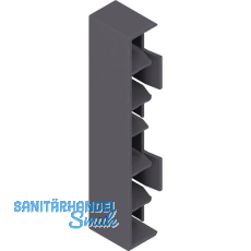 BLUM MERIVOBOX Abdeckkappe Höhe M auf Höhe E, Oriongrau BLUM MERIVOBOX Abdeckkappe Höhe M auf Höhe E, Oriongrau