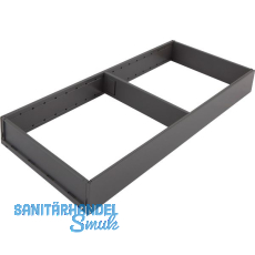 BLUM AMBIA-LINE Schubkastenrahmen breit, NL600mm, Stahl Indiumgrau matt