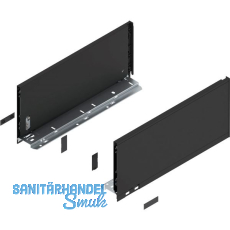 BLUM LEGRABOX pure Zarge H�he C, NL 400, Carbonschwarz-matt