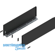 BLUM LEGRABOX pure Zarge H�he C, NL 600, Carbonschwarz-matt
