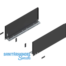 BLUM LEGRABOX pure SET Höhe C, TIP-ON, 40kg, NL 450, Carbonschwarz BLUM LEGRABOX pure SET Höhe C, TIP-ON, 40kg, NL 450, Carbonschwarz