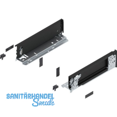 BLUM LEGRABOX special edition Innenzarge Höhe M, NL 300 mm, Carbonschwarz BLUM LEGRABOX special edition Innenzarge Höhe M, NL 300 mm, Carbonschwarz