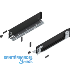 BLUM LEGRABOX special edition Innenzarge Höhe M, NL 400 mm, Carbonschwarz BLUM LEGRABOX special edition Innenzarge Höhe M, NL 400 mm, Carbonschwarz