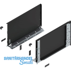 BLUM LEGRABOX special edition Innenzarge Höhe F, NL 400 mm, Carbonschwarz BLUM LEGRABOX special edition Innenzarge Höhe F, NL 400 mm, Carbonschwarz