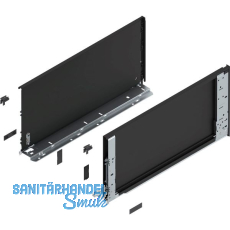 BLUM LEGRABOX special edition Innenzarge Höhe F, NL 500 mm, Carbonschwarz BLUM LEGRABOX special edition Innenzarge Höhe F, NL 500 mm, Carbonschwarz