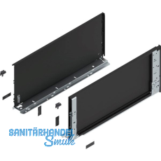 BLUM LEGRABOX special edition Innenzarge Höhe F, NL 550 mm, Carbonschwarz BLUM LEGRABOX special edition Innenzarge Höhe F, NL 550 mm, Carbonschwarz