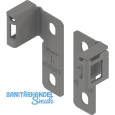 BLUM MERIVOBOX Relinghalter flexibel, Indiumgrau-matt BLUM MERIVOBOX Relinghalter flexibel, Indiumgrau-matt