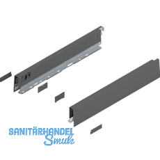 BLUM MERIVOBOX Zarge Höhe N, NL 400, Oriongrau-matt BLUM MERIVOBOX Zarge Höhe N, NL 400, Oriongrau-matt