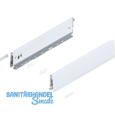 BLUM MERIVOBOX Zarge Höhe M, NL 400, Seidenweiß-matt BLUM MERIVOBOX Zarge Höhe M, NL 400, Seidenweiß-matt