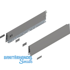 BLUM MERIVOBOX Zarge Höhe M, NL 450, Indiumgrau-matt BLUM MERIVOBOX Zarge Höhe M, NL 450, Indiumgrau-matt