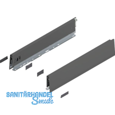 BLUM MERIVOBOX Zarge Höhe M, NL 450, Oriongrau-matt BLUM MERIVOBOX Zarge Höhe M, NL 450, Oriongrau-matt