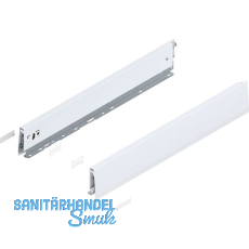 BLUM MERIVOBOX Zarge Höhe M, NL 550, Seidenweiß-matt BLUM MERIVOBOX Zarge Höhe M, NL 550, Seidenweiß-matt