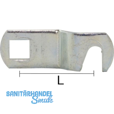 Sperrnase gekr�pft zu Holzmontagezylinder L�nge 25 mm, verzinkt