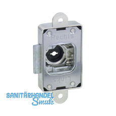 JUNIE ASS 1781 Zylinder-Kastenschloss Dornma� 20 mm, Zamak vernickelt