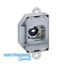 JUNIE ASS 1781 Zylinder-Kastenschloss Dornma� 25 mm, Zamak vernickelt