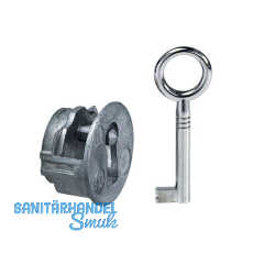 JUNIE 7605 Bart ASS Schlie�einsatz Euro - Sperre, Zink roh