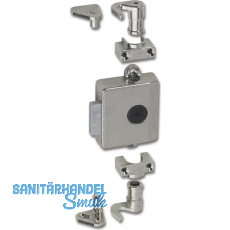 JUNIE ASS 7781 Zylinder-Drehstangenschloss Dornma� 40 mm, Zamak vernickelt