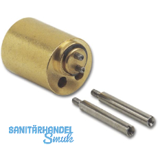 JUNIE 7638 ASS Verl�ngerung f�r Zylindereinsatz L 22 mm, Messing blank