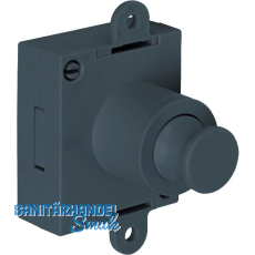 JUNIE Push-Lock Riegelschloss beidseitig, Kunststoff anthrazitgrau JUNIE Push-Lock Riegelschloss beidseitig, Kunststoff anthrazitgrau