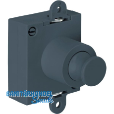 JUNIE Push-Lock Drehstangenschloss beidseitig, Kunststoff anthrazitgrau JUNIE Push-Lock Drehstangenschloss beidseitig, Kunststoff anthrazitgrau