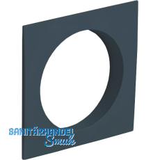 JUNIE Push-Lock Zylinderrosette eckig, Kunststoff anthrazitgrau