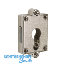 JUNIE 7407 Zylinder-Kastenschloss Dornmaß 25 mm, Metall, vernickelt matt JUNIE 7407 Zylinder-Kastenschloss Dornmaß 25 mm, Metall, vernickelt matt