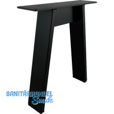 SIMAUSROM Bankkufe A-Form Breite 380 mm Stahl schwarz lackiert SIMAUSROM Bankkufe A-Form Breite 380 mm Stahl schwarz lackiert