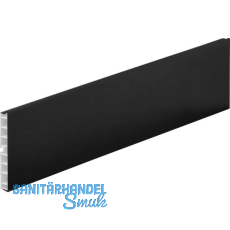 VOLPATO Sockelblende H: 150 mm L: 4000 mm Kunststoff schwarz matt foliert