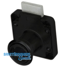 HEKNA Zylinder-Kastenschloss 1280 Lade, Dornma� 25 mm, Zamak schwarz