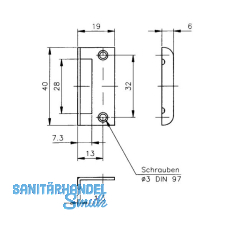 HEKNA Anschlagwinkel 321, Stahl