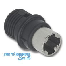 HEKNA Zylinder-Druckschloss 6026 E, Geh�use Kunststoff schwarz