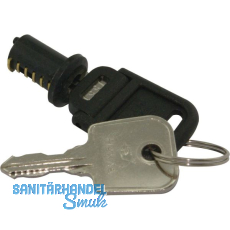 HEKNA Zylinder-Wechselkerne, verschiedensperrend, Zamak schwarz