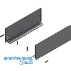 BLUM LEGRABOX pure SET H�he C, BLUMOTION S, 70Kg, NL 650, Oriongrau