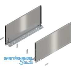 BLUM LEGRABOX pure SET H�he F, BLUMOTION S, 70Kg, NL 450, INOX