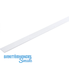 Schlagleiste flach 30 mm, L 2500 mm, Kunststoff wei�