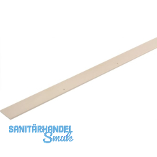 Schlagleiste flach 30 mm, L 2500 mm, Kunststoff beige