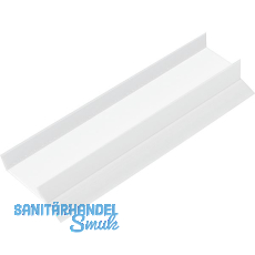 REHAU Sockel-Abschlussprofil 19 mm mit Dichtlippe, Kunststoff weiß REHAU Sockel-Abschlussprofil 19 mm mit Dichtlippe, Kunststoff weiß