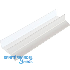 REHAU Sockel-Abschlussprofil 16 mm mit Dichtlippe, Kunststoff transparent REHAU Sockel-Abschlussprofil 16 mm mit Dichtlippe, Kunststoff transparent