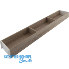 BLUM AMBIA-LINE Schubkastenrahmen schmal, NL600mm, B100mm, Bardolino Eiche