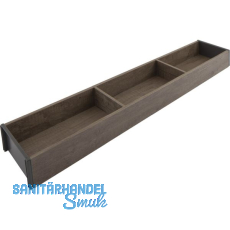 BLUM AMBIA-LINE Schubkastenrahmen schmal, NL600mm, B100mm, Nebraska Eiche