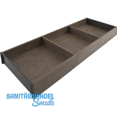 BLUM AMBIA-LINE Schubkastenrahmen breit, NL600mm, B200mm, Nebraska Eiche