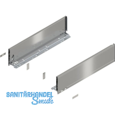 BLUM LEGRABOX pure SET H�he K, TIP-ON, 40kg, NL 450, INOX