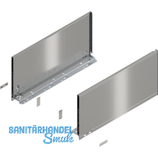 BLUM LEGRABOX pure SET H�he F, TIP-ON, 70kg, NL 450, INOX